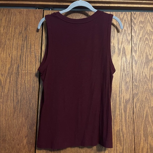 Nine West Deep Burgundy Tank Top - Picture 3 of 3